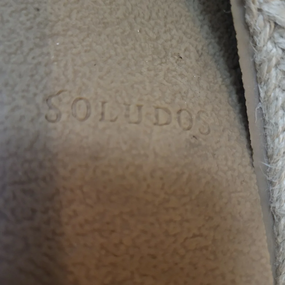 Soludos women's tan espadrille wedge sandals Positano size 9